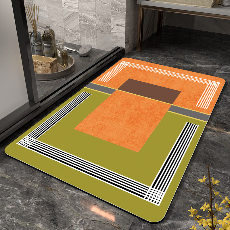 Stylish Modern Badezimmermatte Karnz