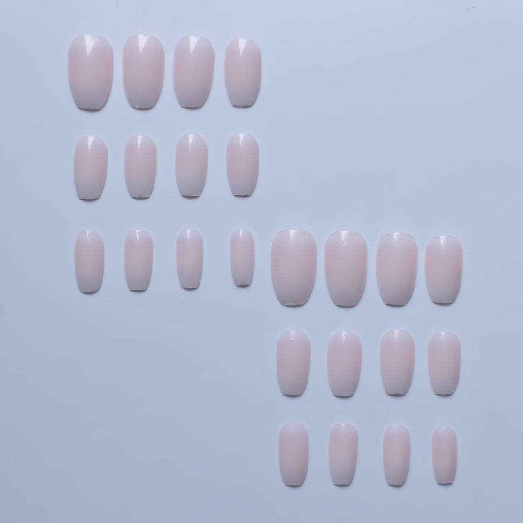 Elegantes Französisches Tipp-Acryl-Nagelkunst-Set