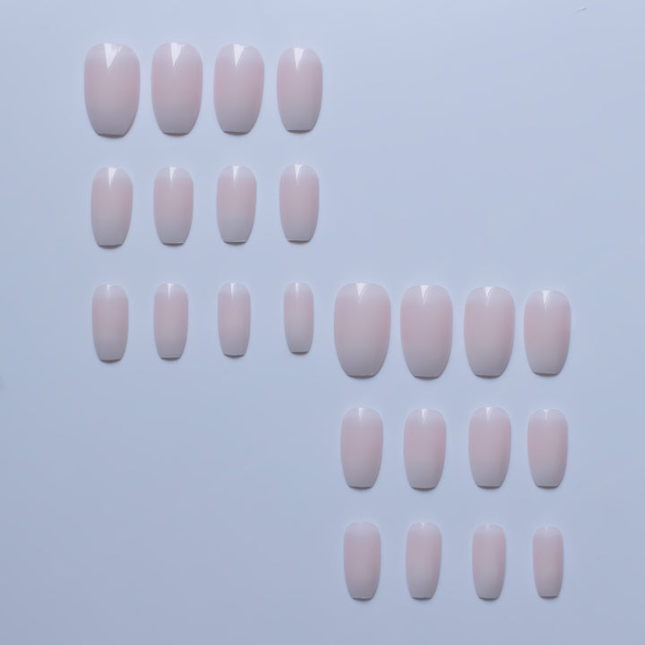 Elegantes Französisches Tipp-Acryl-Nagelkunst-Set
