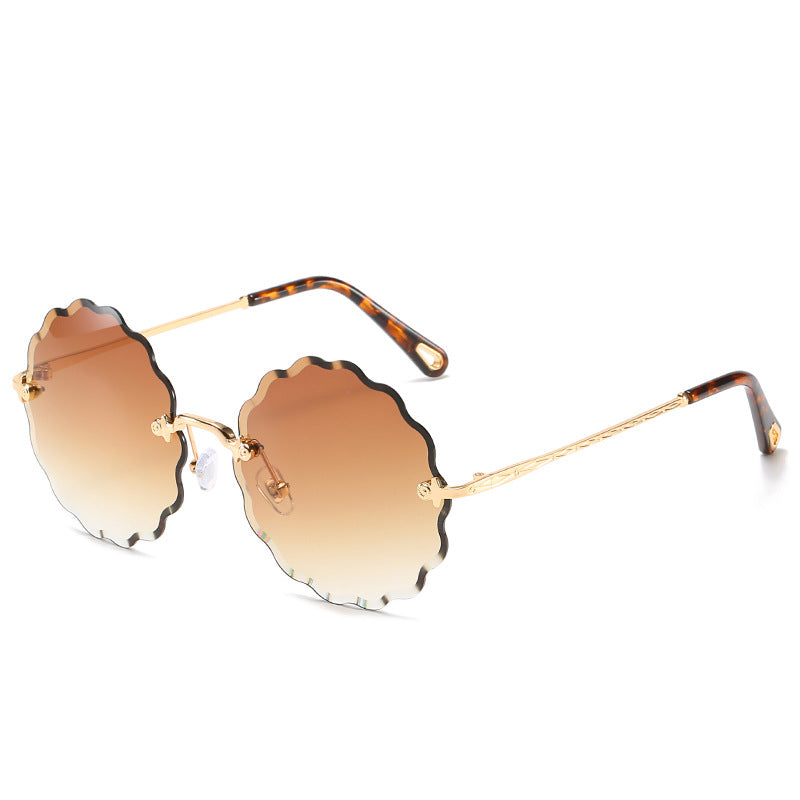 Florale-Form Rahmen Sonnenbrille Karnz