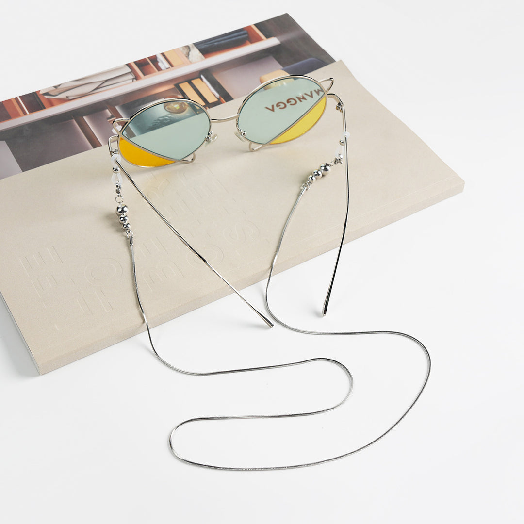 Elegante Metall Sonnenbrillen Kette Karnz