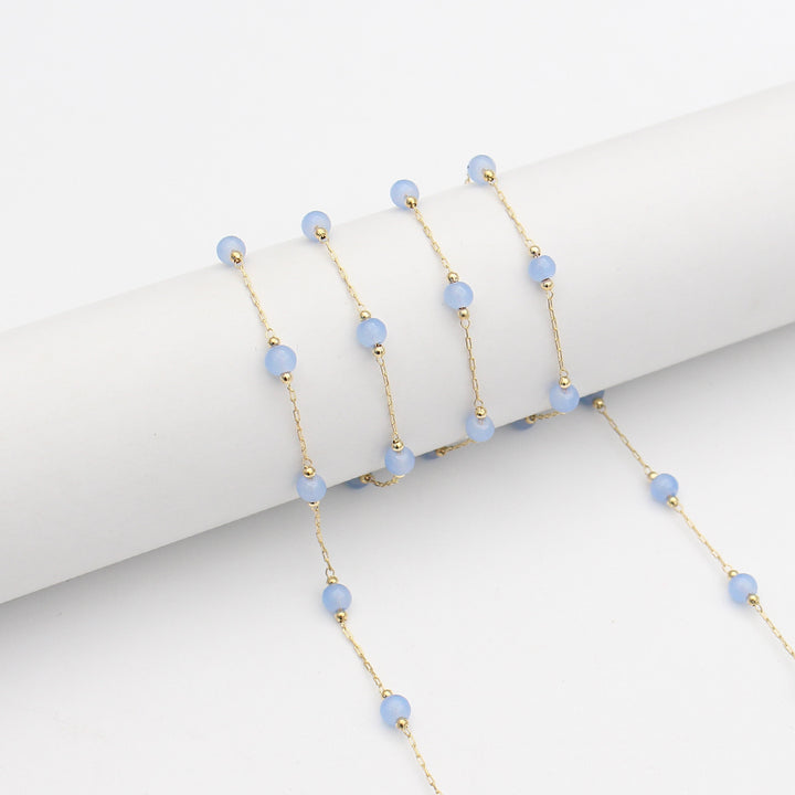 Elegante Perlen Brillenhalter Kette Karnz