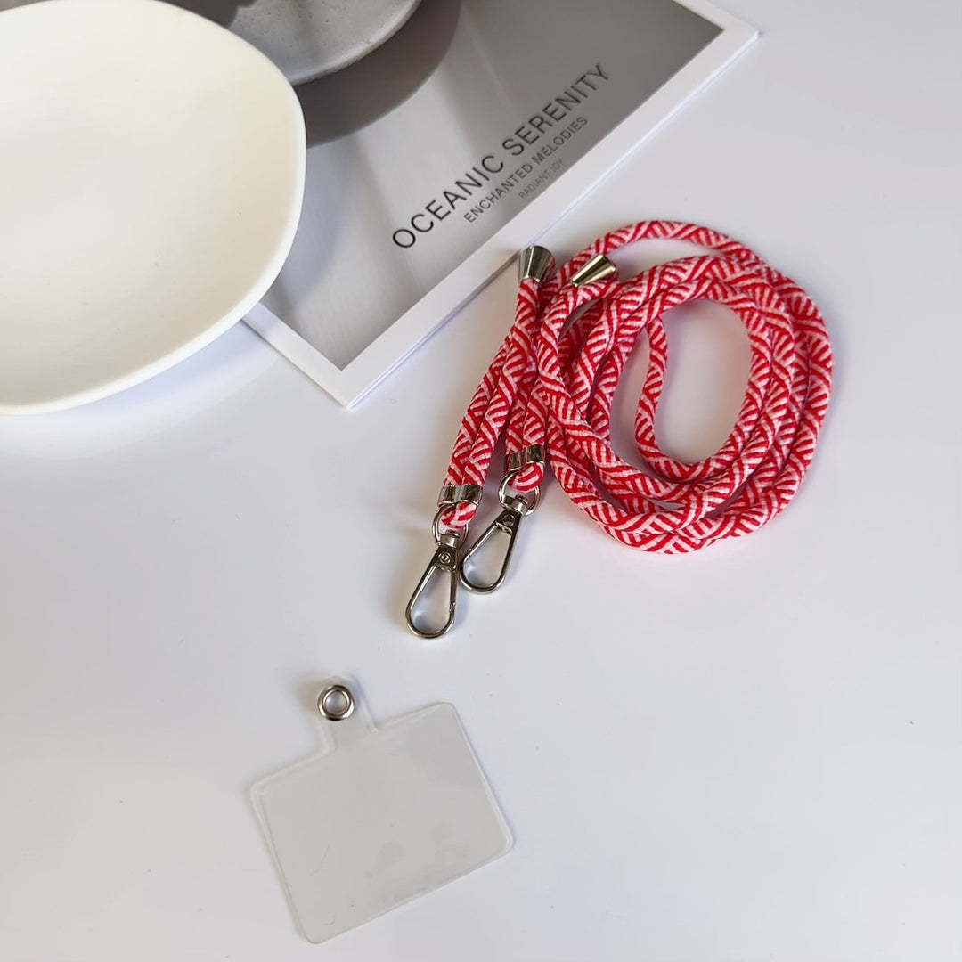 Verstellbare Lanyard mit doppelten Clips Karnz