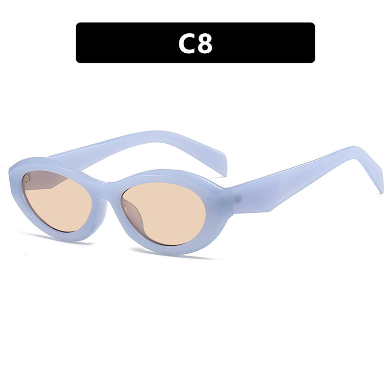 Damen elegante Cat-Eye Sonnenbrille mit schützendem UV-Filter und modischem Rahmen Karnz