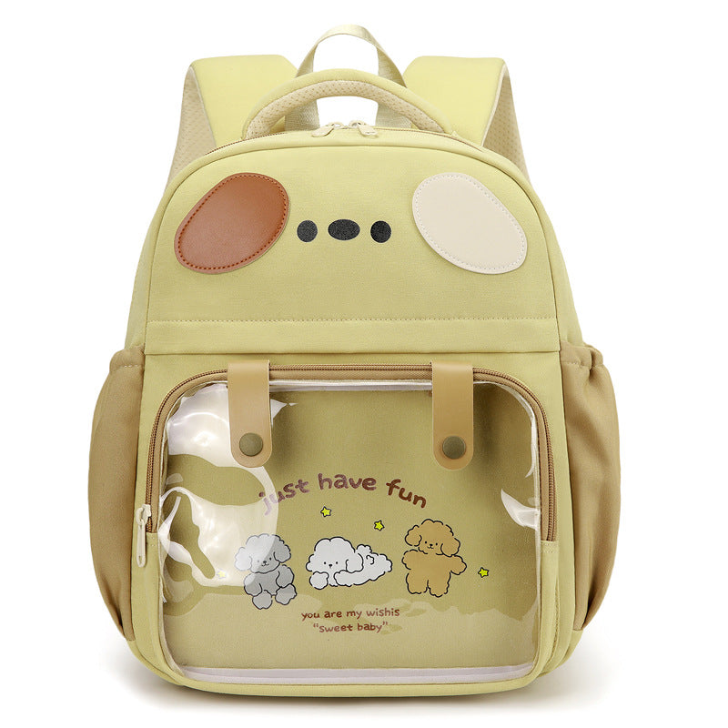 Rucksack mit Transparentem Fach und Verspieltem Design Karnz