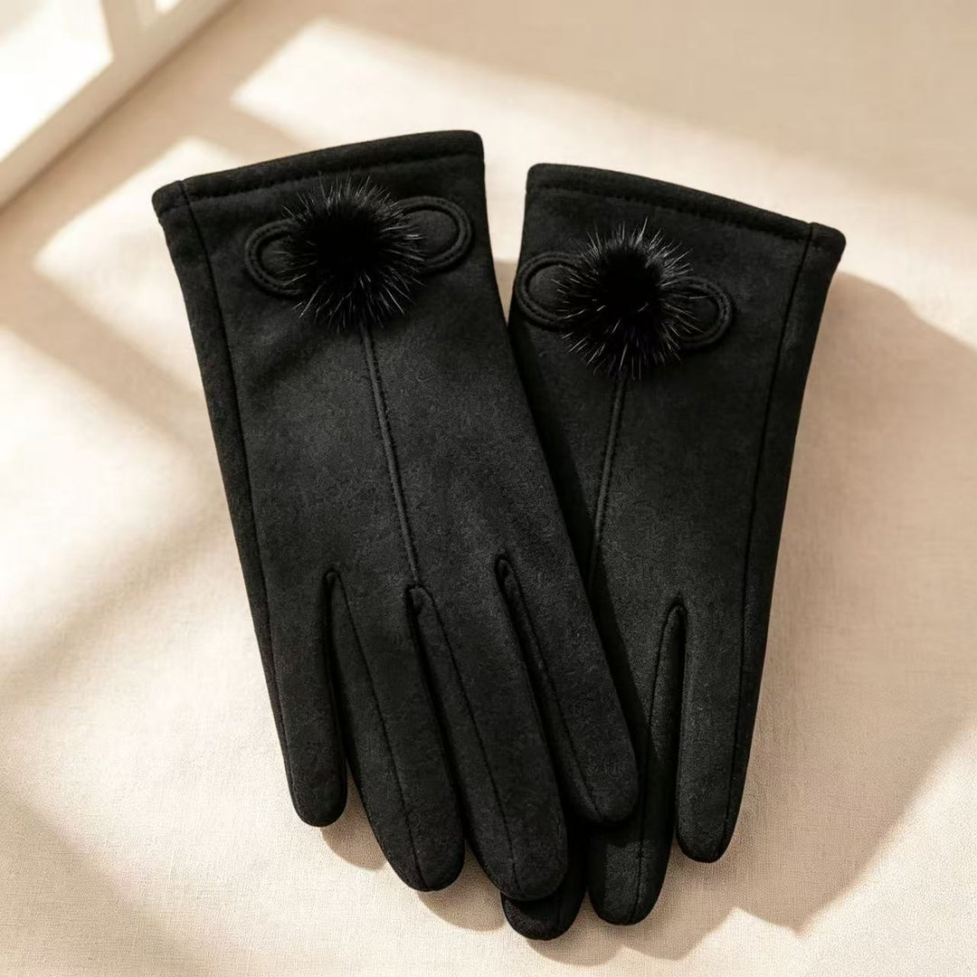 Winter Karomuster Touchscreen Handschuhe Karnz
