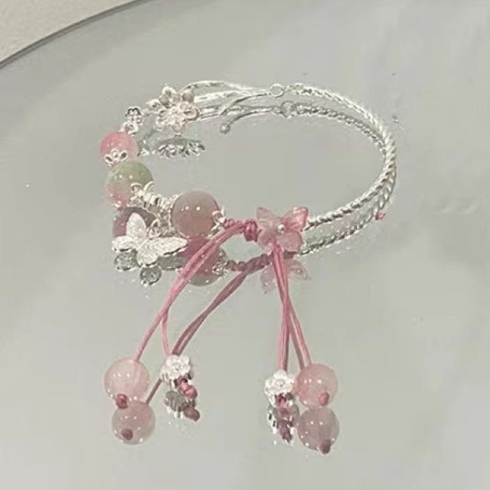 Elegante Blumen- und Edelstein-Armband Karnz