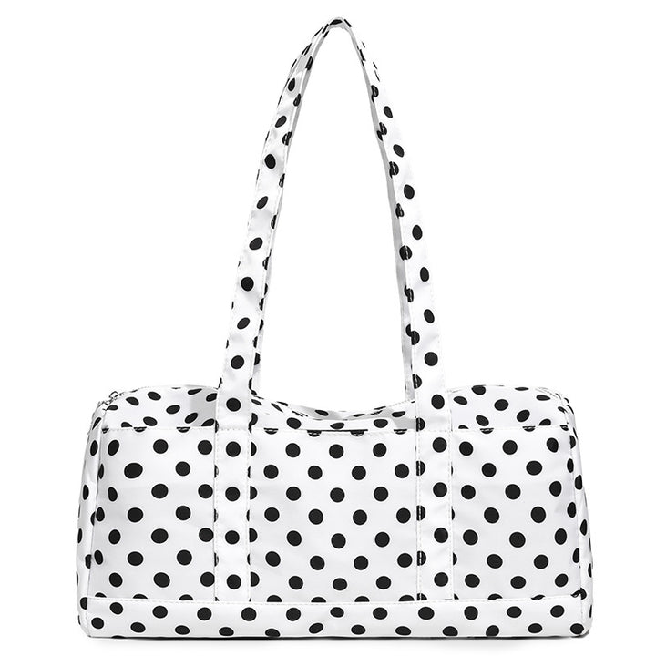 Funktionale gepunktete Wochenendreisetasche