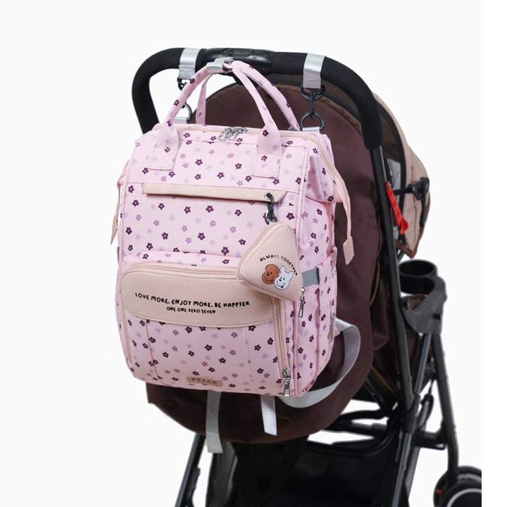 Stylische Blumendesign Schulrucksack Karnz