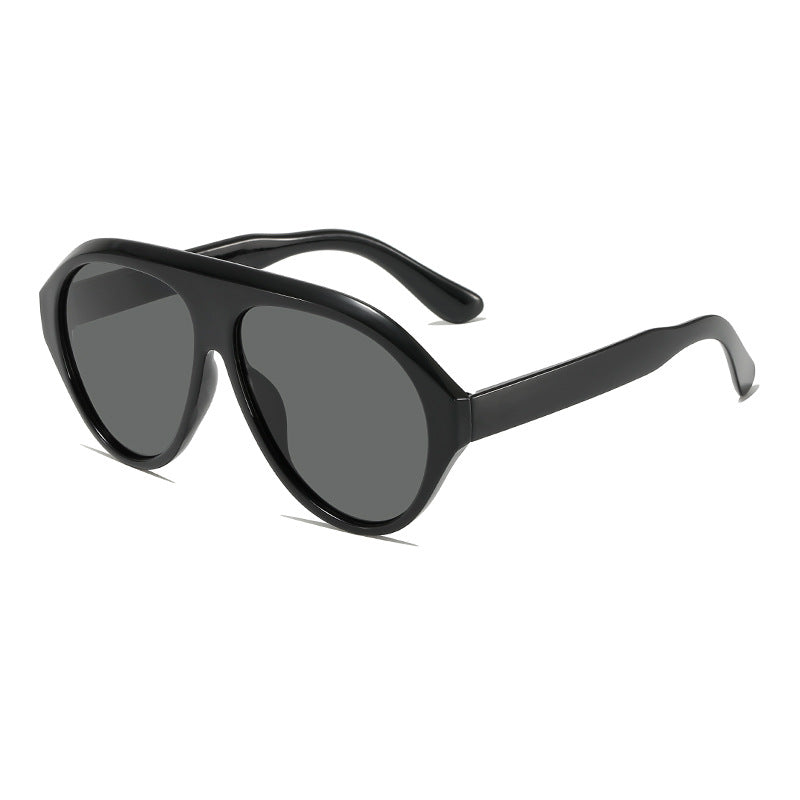 Trendsetzende Übergroße Retro Sonnenbrille Karnz