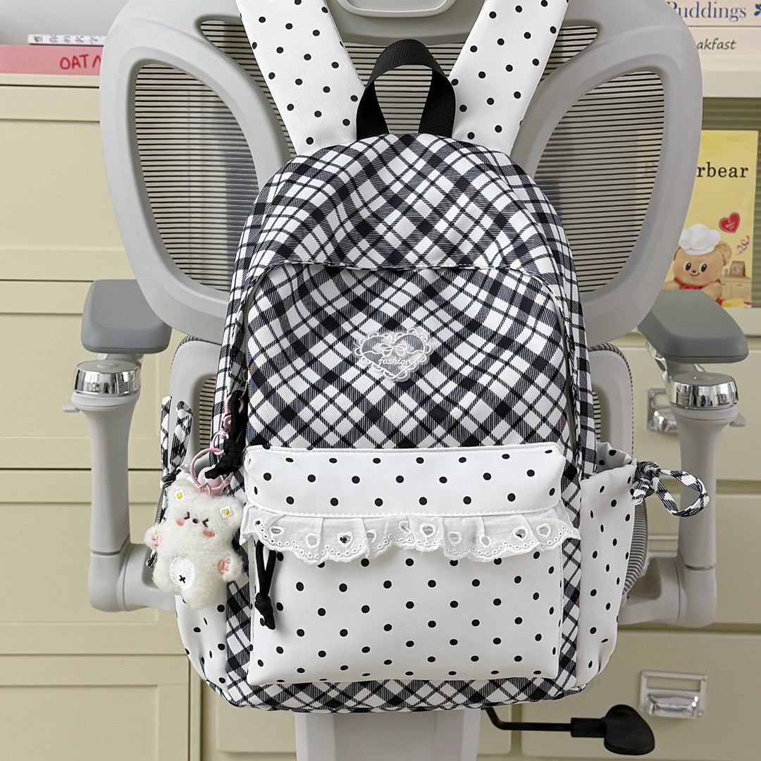 Verspielter Hasenohren-Design Rucksack Karnz