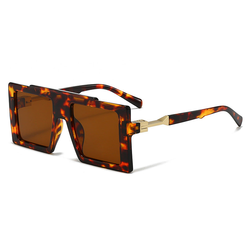Damen modische Sonnenbrille mit rechteckigem Rahmen Karnz