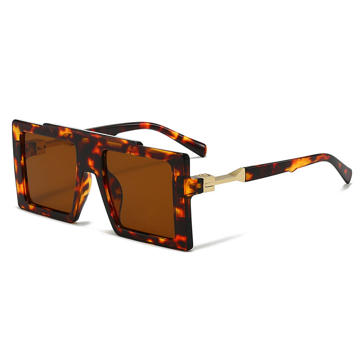 Damen modische Sonnenbrille mit rechteckigem Rahmen Karnz