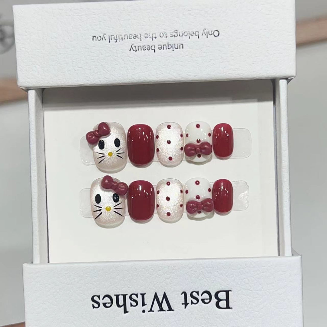 Cartoon Charakter Thema Nagelkunst Set Karnz