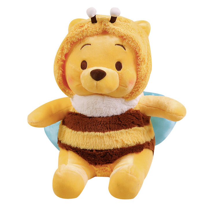Plüschbär im Bienenkostüm Kuscheliger Kapuzenstofftier Karnz
