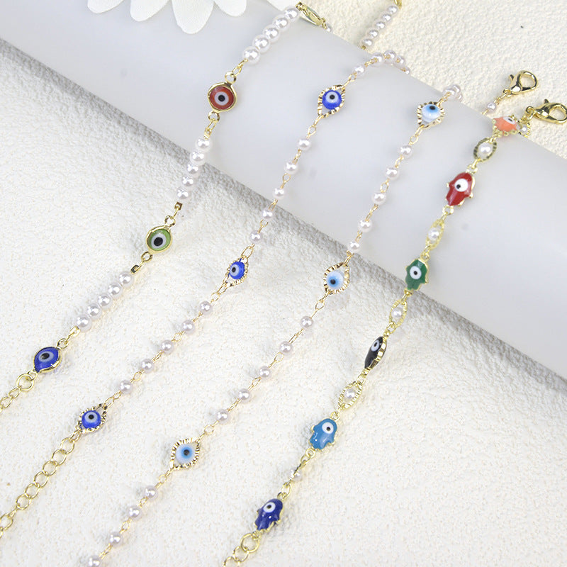 Elegante Perlenkette Karnz
