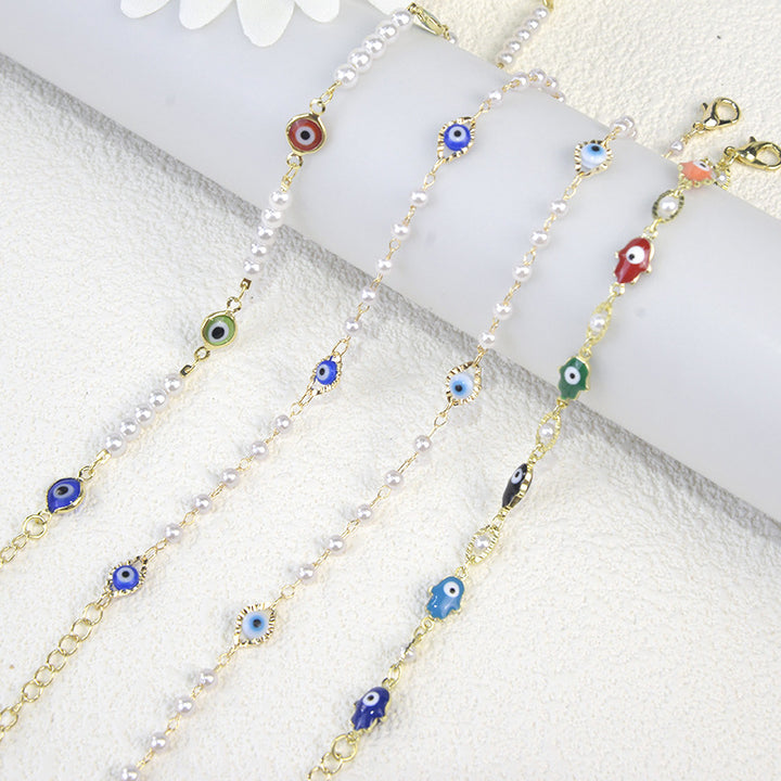 Elegante Perlenkette Karnz
