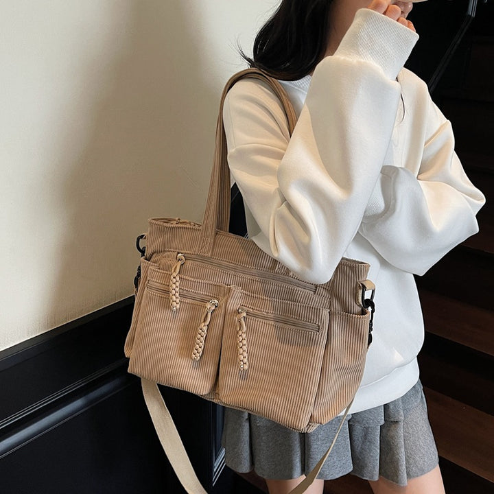 Stylische Mehrfach-Taschen-Tragetasche Karnz