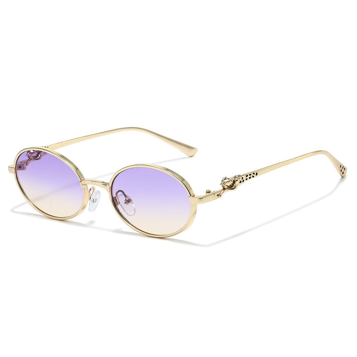 Vintage Rundlinse Sonnenbrille mit Verlaufsglas Karnz