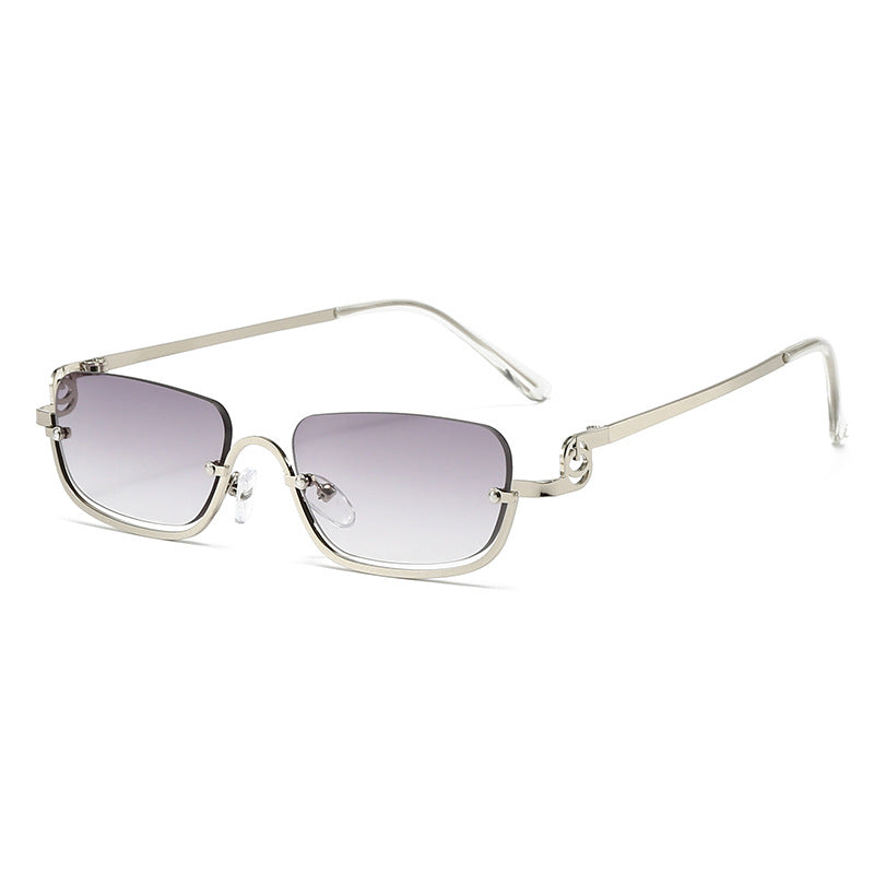 Elegante Übergroße Rechteck Sonnenbrillen