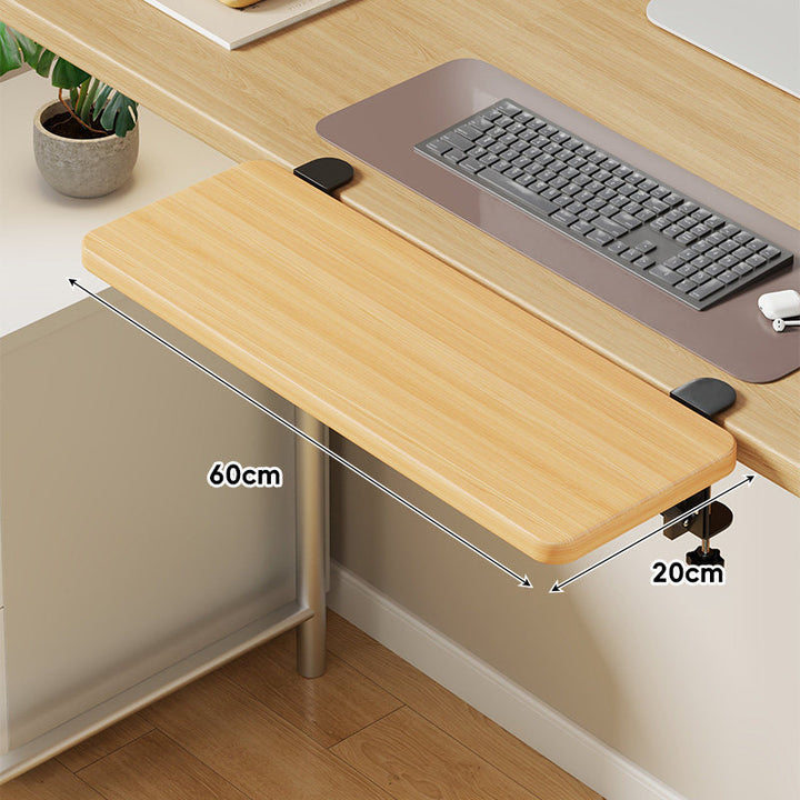 Unter-Tisch Gleitschienen-Tastaturablage und Schreibtischverlängerung mit sanfter Gleitmontage