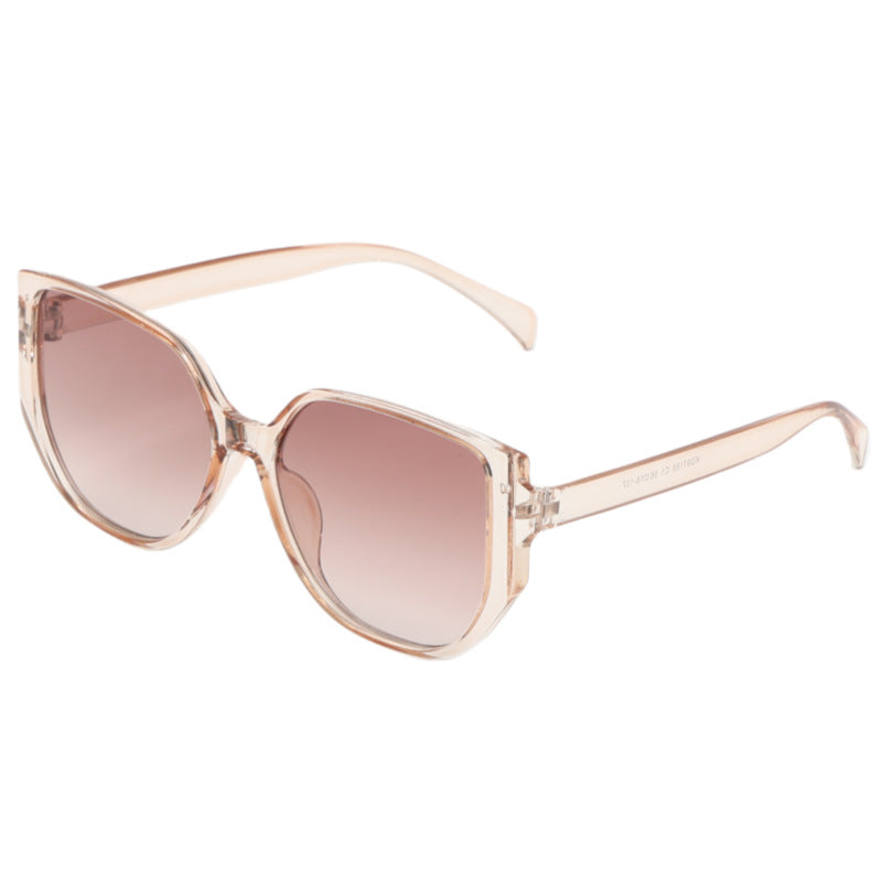 Damen modische oversized Sonnenbrille mit animalischem Muster Karnz