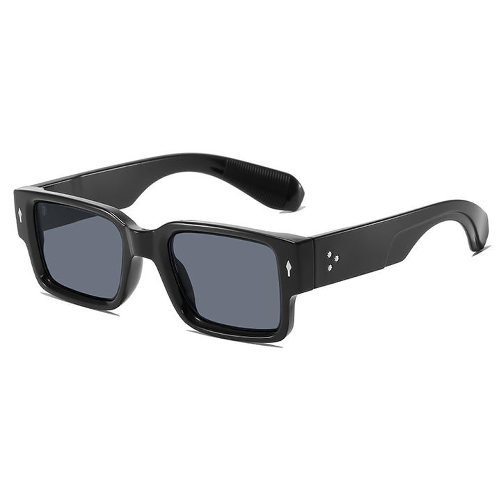 Moderne Minimalistische Quadratische Sonnenbrille Karnz