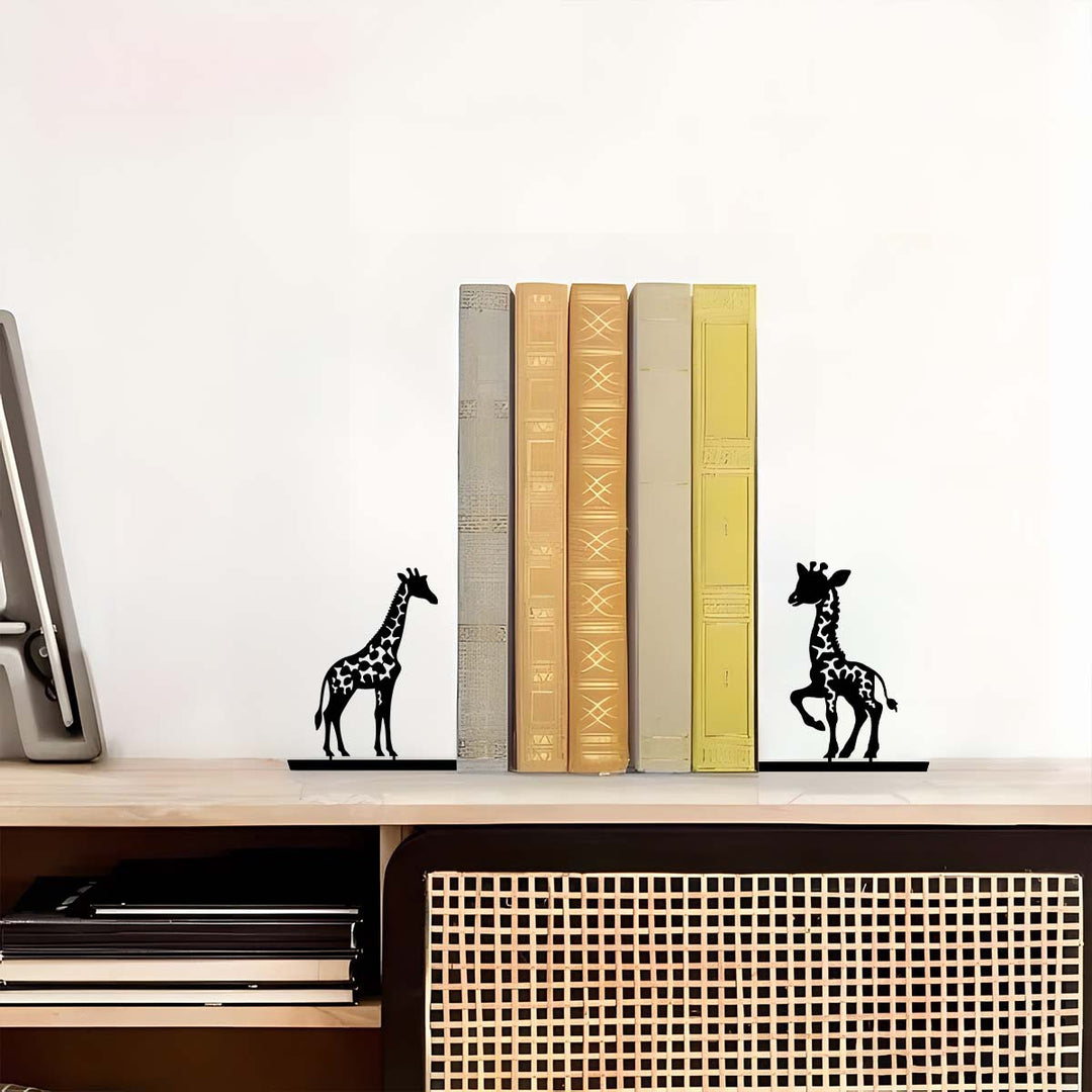 Künstlerische Giraffe Buchstütze