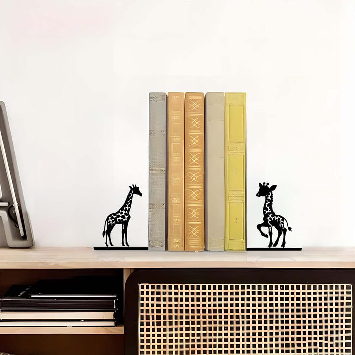 Künstlerische Giraffe Buchstütze