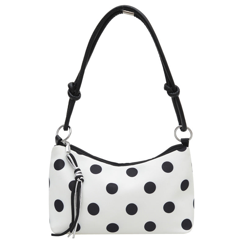 Lässige schicke Polka-Dot-Handtasche