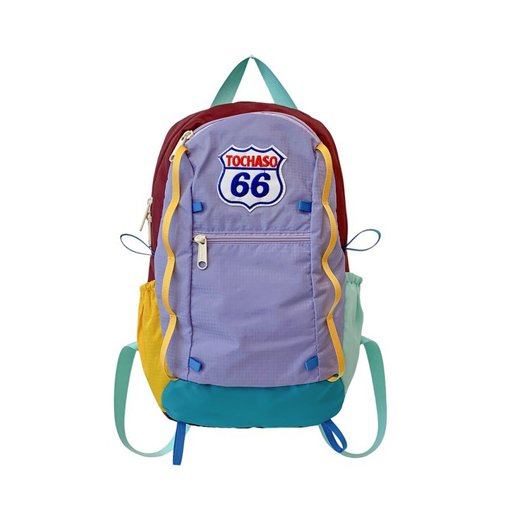 Bunte Patchwork-Rucksack Karnz