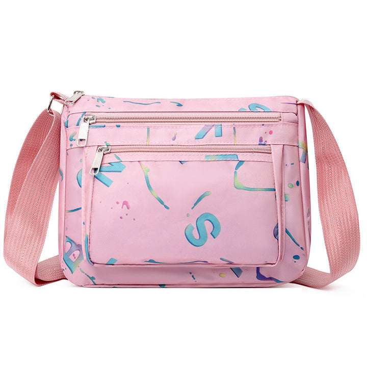 WoStylish Multi-Zipper Umhängetasche