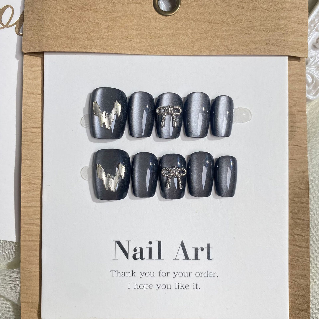 Elegantes Nagelkunst Press-On Set 1790745480