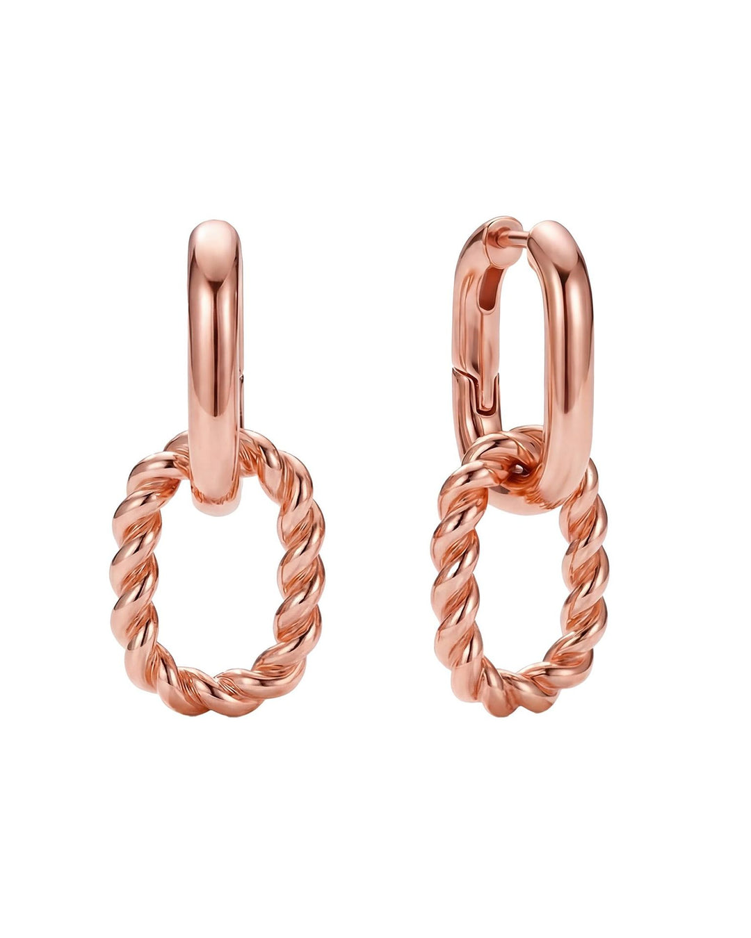Elegante Spiral Drop Ohrringe Karnz