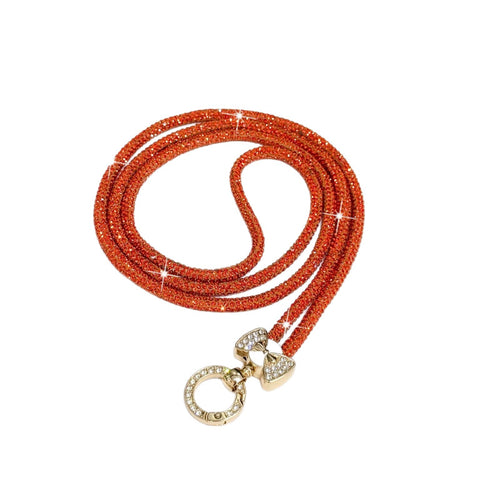 Elegante Strass-Brillen Kette Karnz