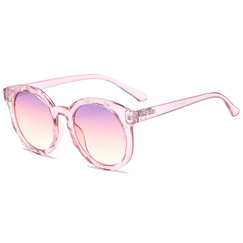 Damen modische Sonnenbrille mit harmonischem Farbverlauf und einzigartigem Design Karnz