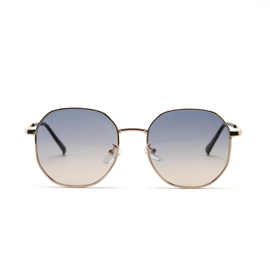 Damen elegante Sonnenbrille mit auffälliger Rahmenstruktur Karnz