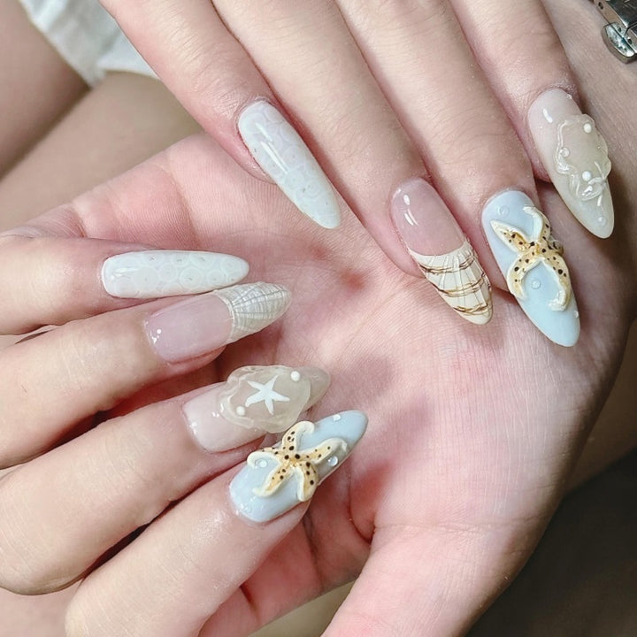 Tierisch inspiriertes Press-On-Nagelkunst-Set Karnz