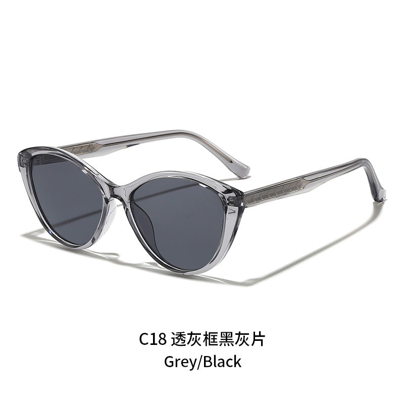 Damen trendige Sonnenbrille im modernen Cat-Eye-Stil Karnz
