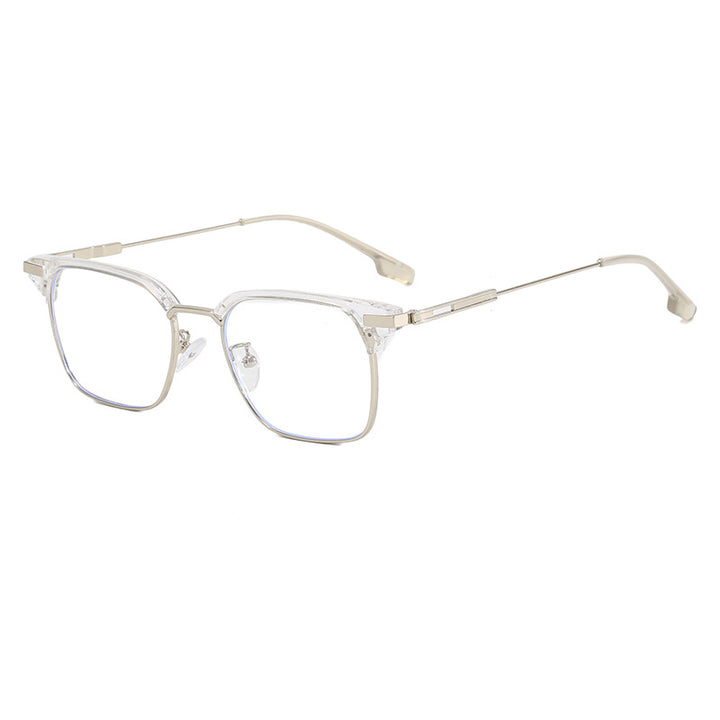 Damen quadratische Sonnenbrille mit leichtem Metallrahmen und breiten Bügeln Karnz