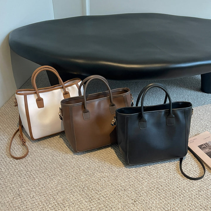Klassische Lederhandtasche