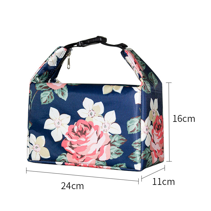 Damen Isolierte Blumen-Kühltasche Karnz