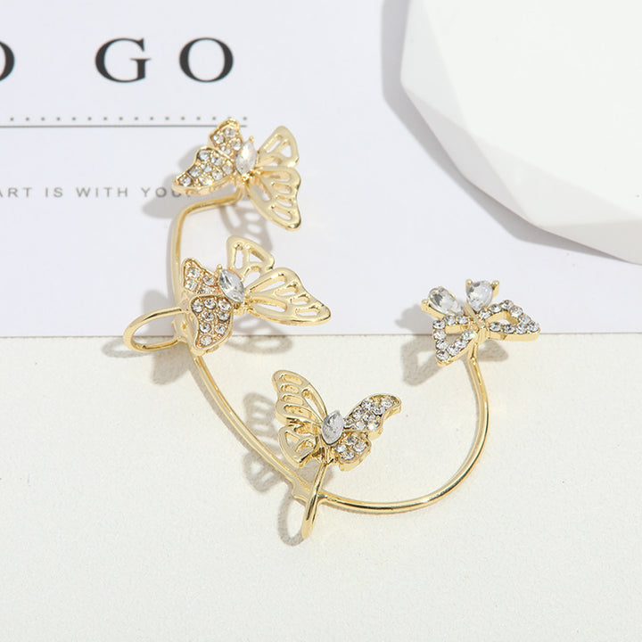 Rhinestone Schmetterling Haarspange Karnz