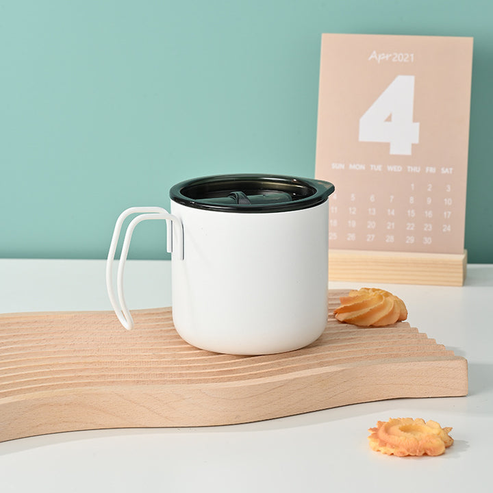 Damen funktionaler Kaffeebecher mit durchsichtigen Deckel Karnz