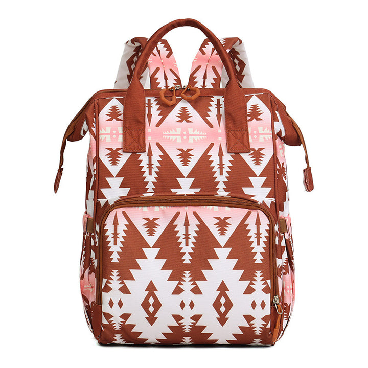 Geometrisch gemusterten Reise-Rucksack