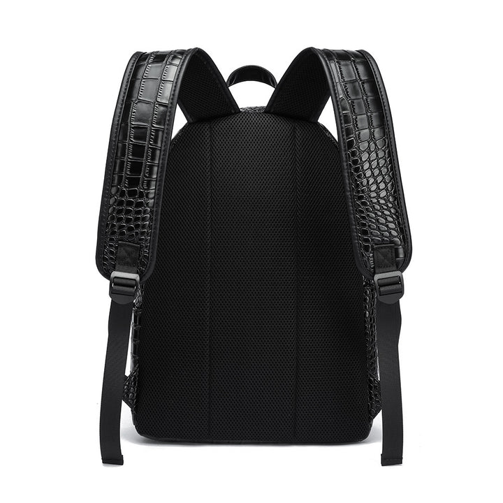 Eleganter Rucksack Im Krokodil-Look Karnz