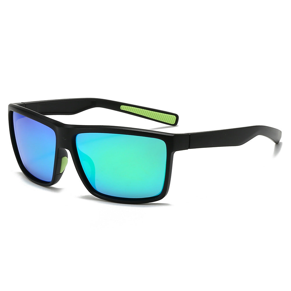 Herren Sportliche Sonnenbrille mit hochreflektierenden Gläsern und elastischem Rahmen Karnz