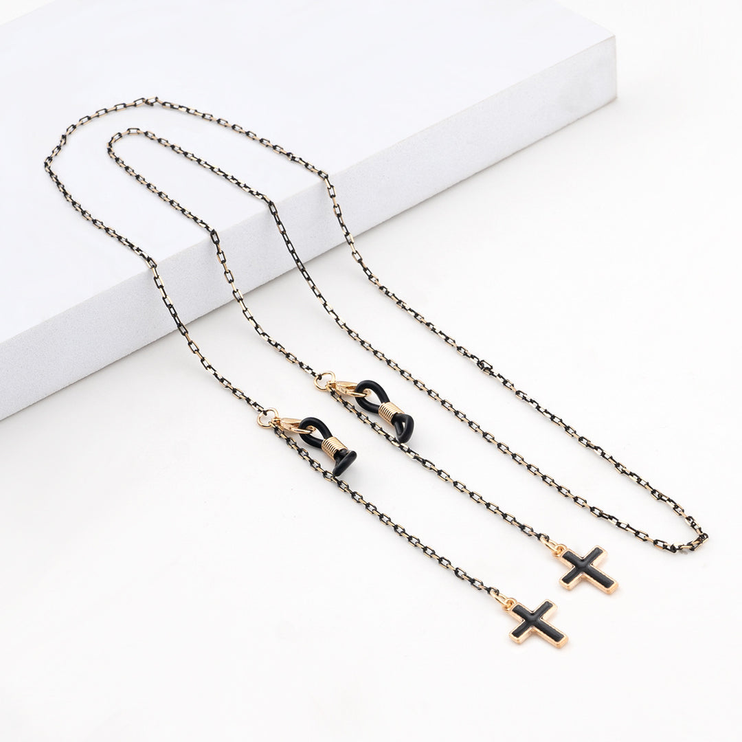 Elegante geometrische Brillenchnur Karnz