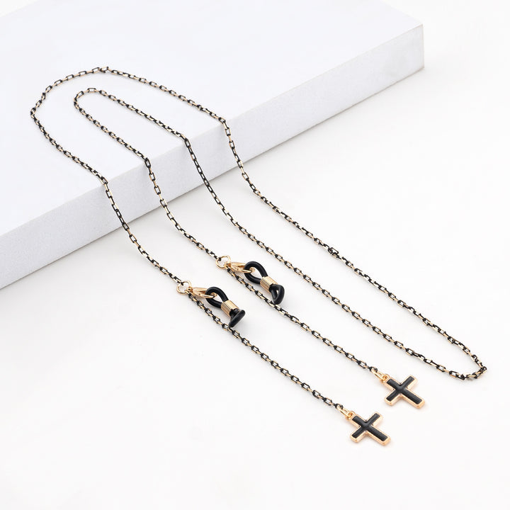 Elegante geometrische Brillenchnur Karnz
