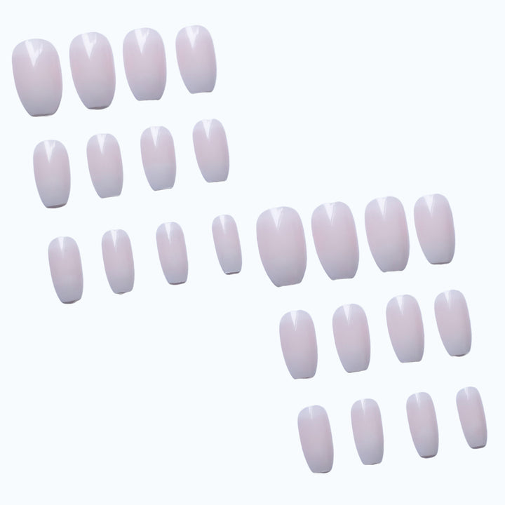Elegantes Französisches Tipp-Acryl-Nagelkunst-Set